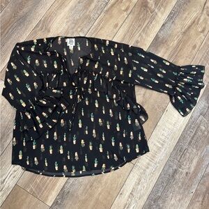 Ivy Jane Cactus Blouse Size M